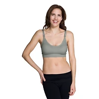 Charcoal Seamless Nursing Bra