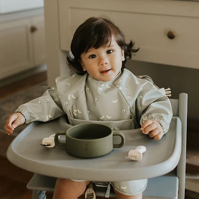 Long Sleeved Bib 2/4t Toast