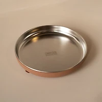 Assiette Stainless/silicone - Caramel