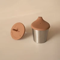 Gobelet 2en1 Stainless/Silicone