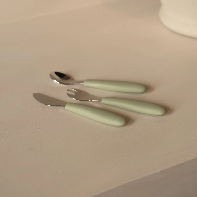 Set (3) Ustensils - Soft Green