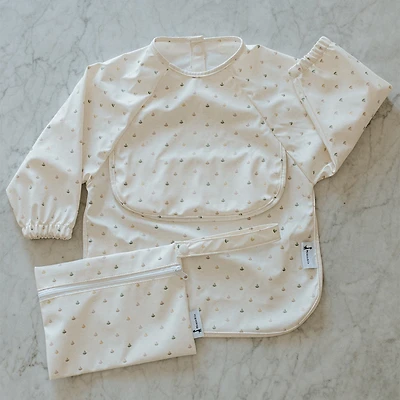 Bavoir Manches Longues Pochette intégrée 6-24mois