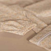 Long Sleeved Bib With Integrated Pocket 6-24m  - Flower Yellow