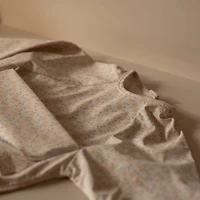 Long Sleeved Bib With Integrated Pocket 6-24m  - Flower Yellow