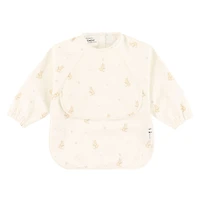 Long-sleeved Bib with integrated pocket 6-24m - Kangaroo