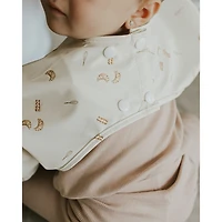 Long-sleeved Bib with integrated pocket 6-24m - Little bear