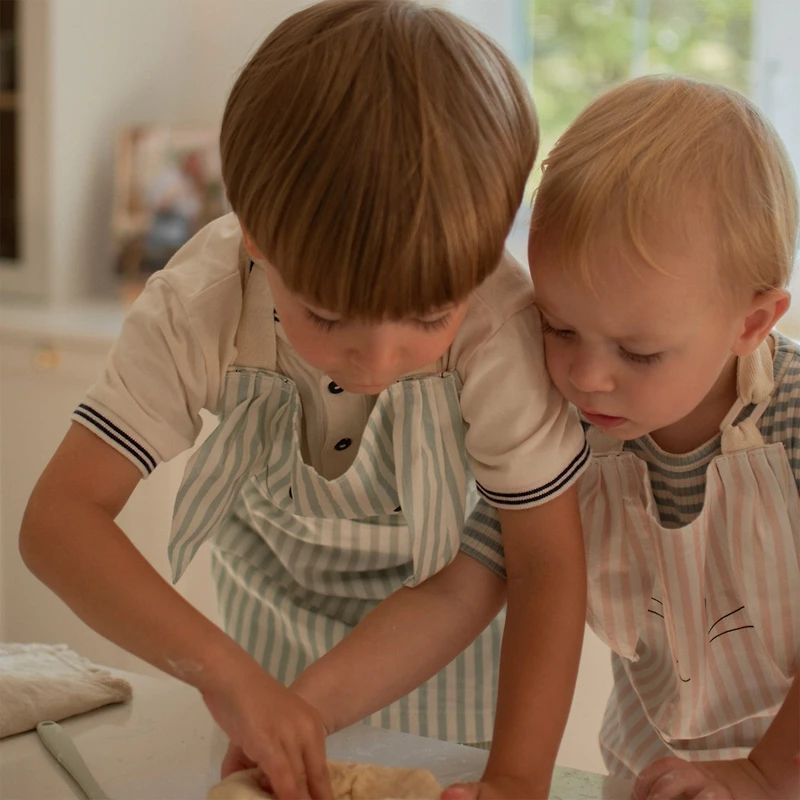 Mini Chef Bunny Apron - Sage