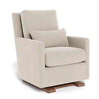 Fauteuil Berçant Como - Noyer / Dune