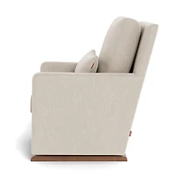 Fauteuil Berçant Como - Noyer / Dune