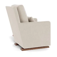 Fauteuil Berçant Como - Noyer / Dune
