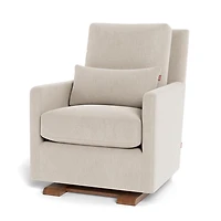 Fauteuil Berçant Como - Noyer / Dune