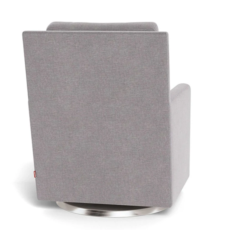 Como Rocking and Swivel Armchair - Pepper Grey / Steel