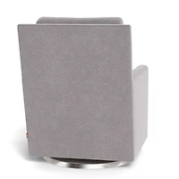 Como Rocking and Swivel Armchair - Pepper Grey / Steel