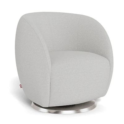 Gem Rocking and Swivel Glider - Fog Grey / Steel