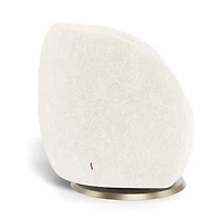 Gem Rocking and Swivel Glider - Sheepskin / Gold