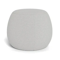 Gem Pouf Ottoman - Fog Grey