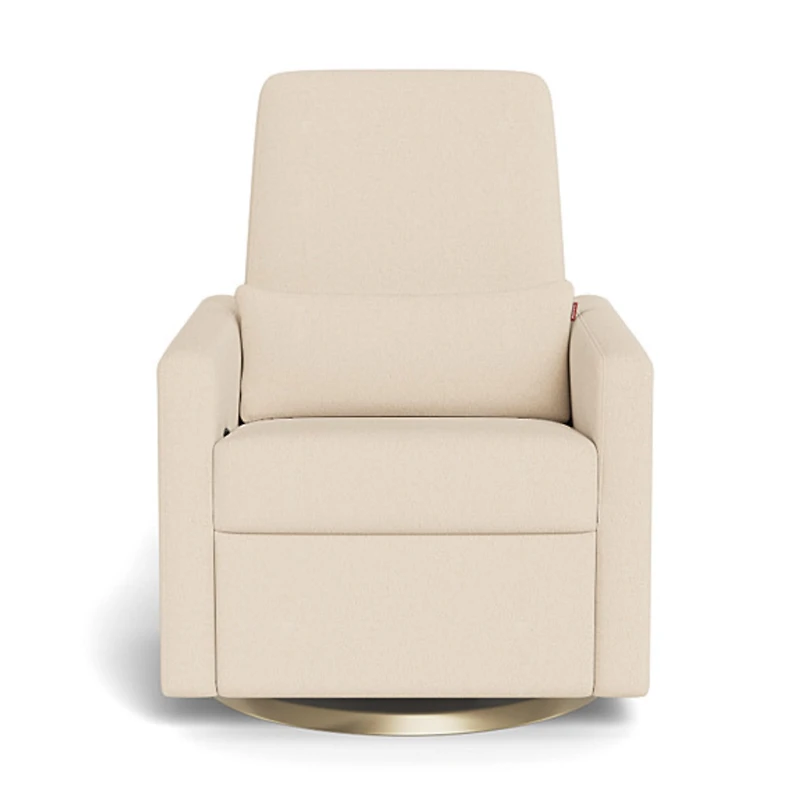 Fauteuil Pivotant Berçant et Inclinable Grano - Biscuit / Or