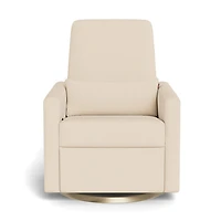 Fauteuil Pivotant Berçant et Inclinable Grano - Biscuit / Or