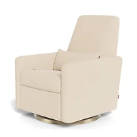 Fauteuil Pivotant Berçant et Inclinable Grano - Biscuit / Or