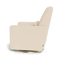 Fauteuil Pivotant Berçant et Inclinable Grano - Biscuit / Or