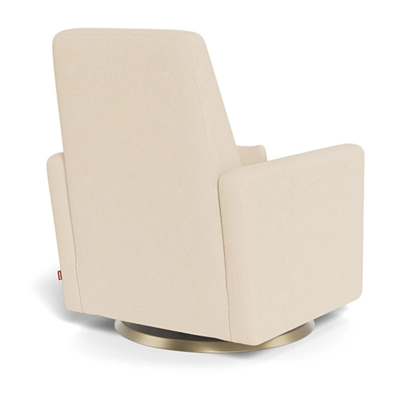 Fauteuil Pivotant Berçant et Inclinable Grano - Biscuit / Or