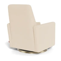 Fauteuil Pivotant Berçant et Inclinable Grano - Biscuit / Or