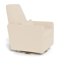 Fauteuil Pivotant Berçant et Inclinable Grano - Biscuit / Or