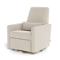 Fauteuil Pivotant Berçant et Inclinable Grano - Dune / Or