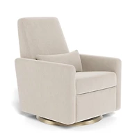 Fauteuil Pivotant Berçant et Inclinable Grano - Dune / Or