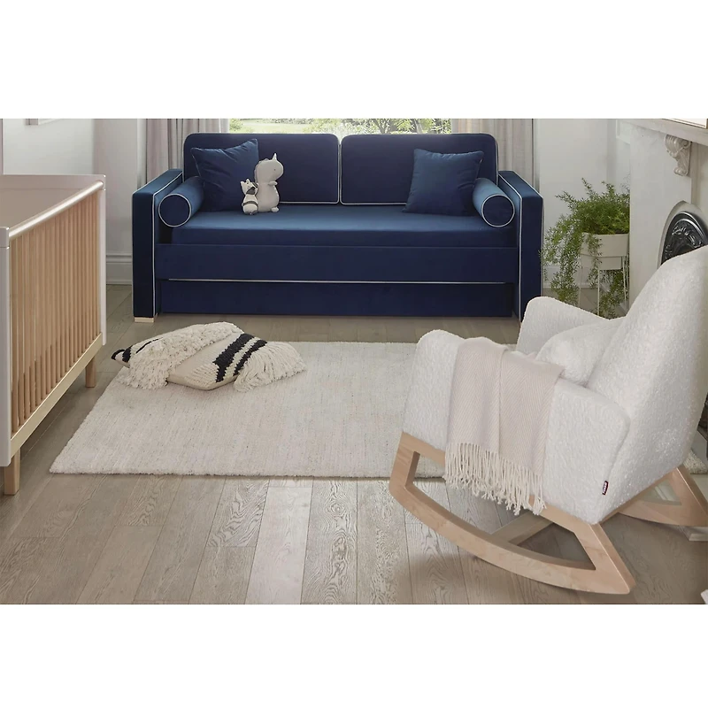 Chaise Berçante Joya - Naturel / Sherpa