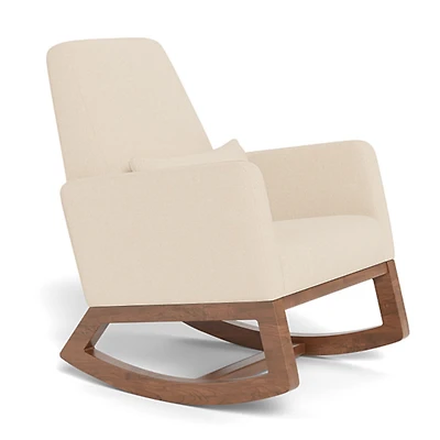 Chaise Berçante Joya - Biscuit / Noyer