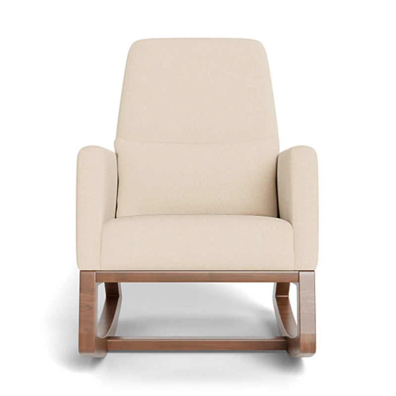 Chaise Berçante Joya - Biscuit / Noyer