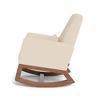 Chaise Berçante Joya - Biscuit / Noyer