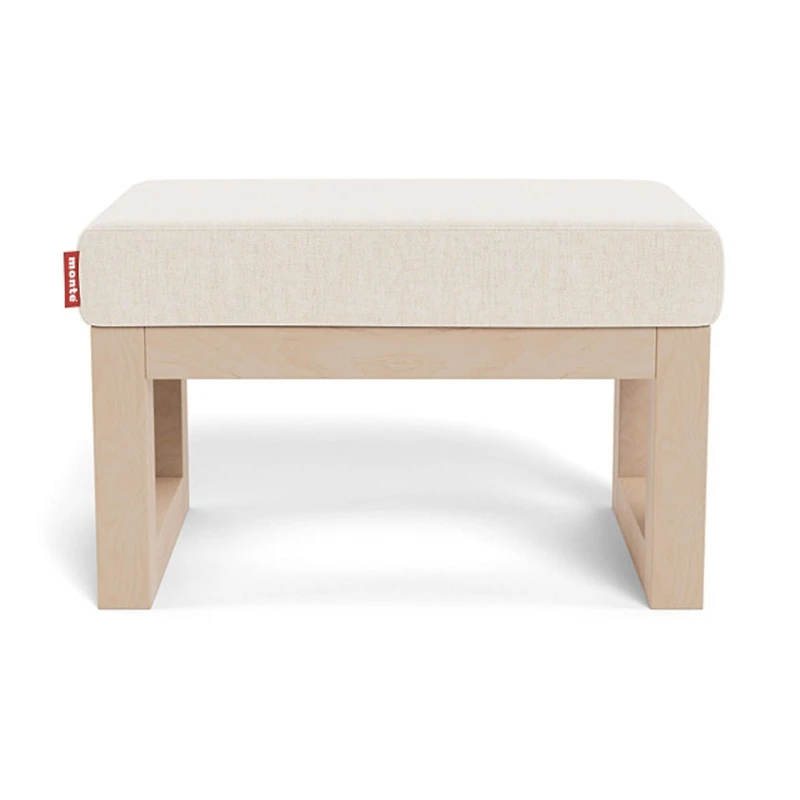 Joya Ottoman - Sand / Maple
