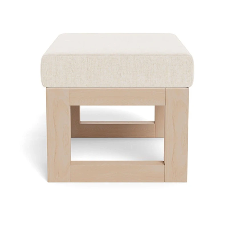 Joya Ottoman - Sand / Maple