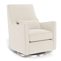 Luca Rocking and Swivel Chair - Dune / Steel