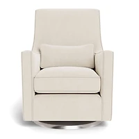 Luca Rocking and Swivel Chair - Dune / Steel