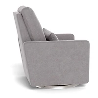 Matera Rocking, Swivel and Reclining Armchair - Pebble / Steel