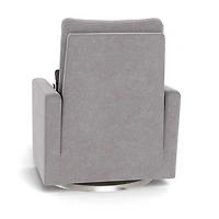 Matera Rocking, Swivel and Reclining Armchair - Pebble / Steel