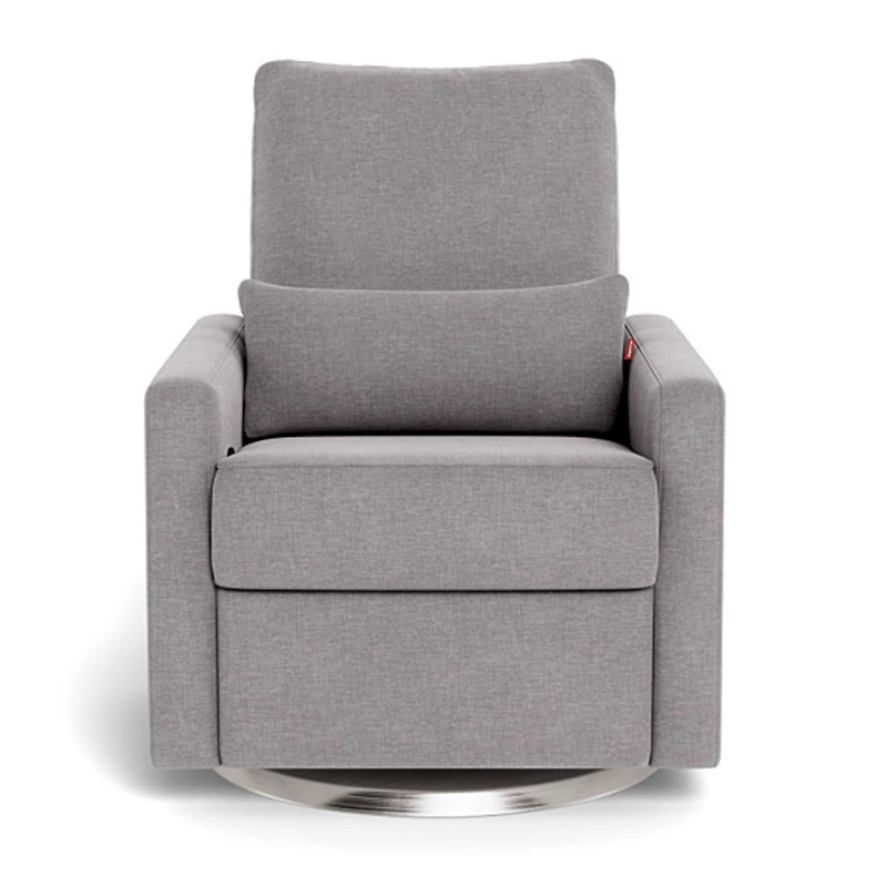 Matera Rocking, Swivel and Reclining Armchair - Pebble / Steel