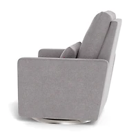 Matera Rocking, Swivel and Reclining Armchair - Pebble / Steel