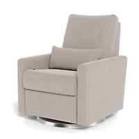Matera Rocking, Swivel and Reclining Armchair - Sand / Steel