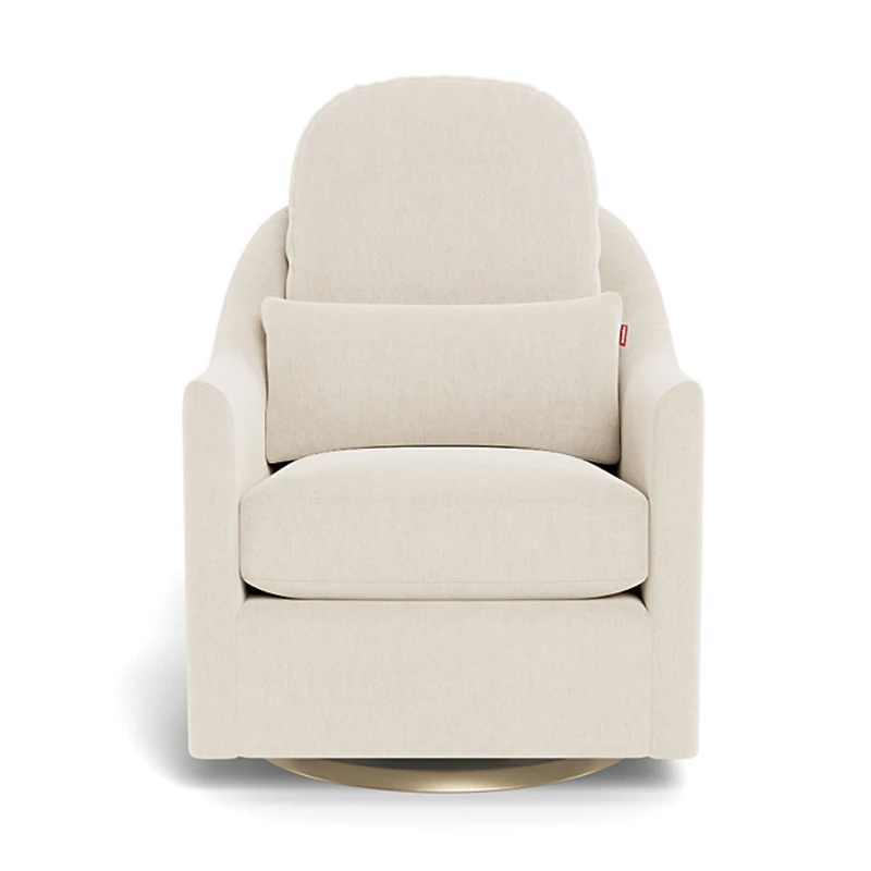 Fauteuil Berçant et Pivotant Nessa - Dune / Or