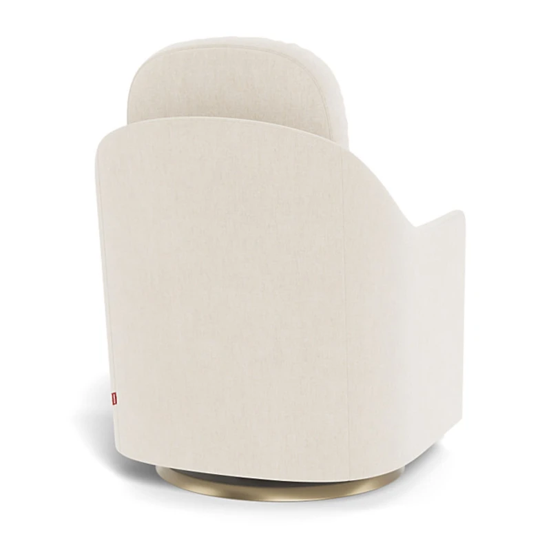 Fauteuil Berçant et Pivotant Nessa - Dune / Or