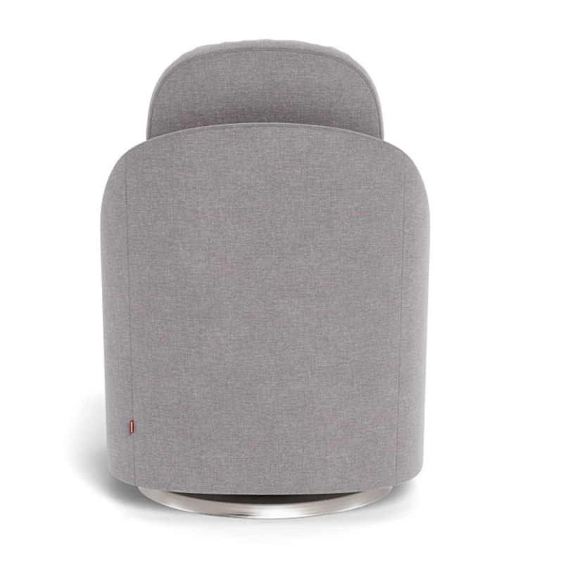 Nessa Rocking and Swivel Glider - Pebble / Steel