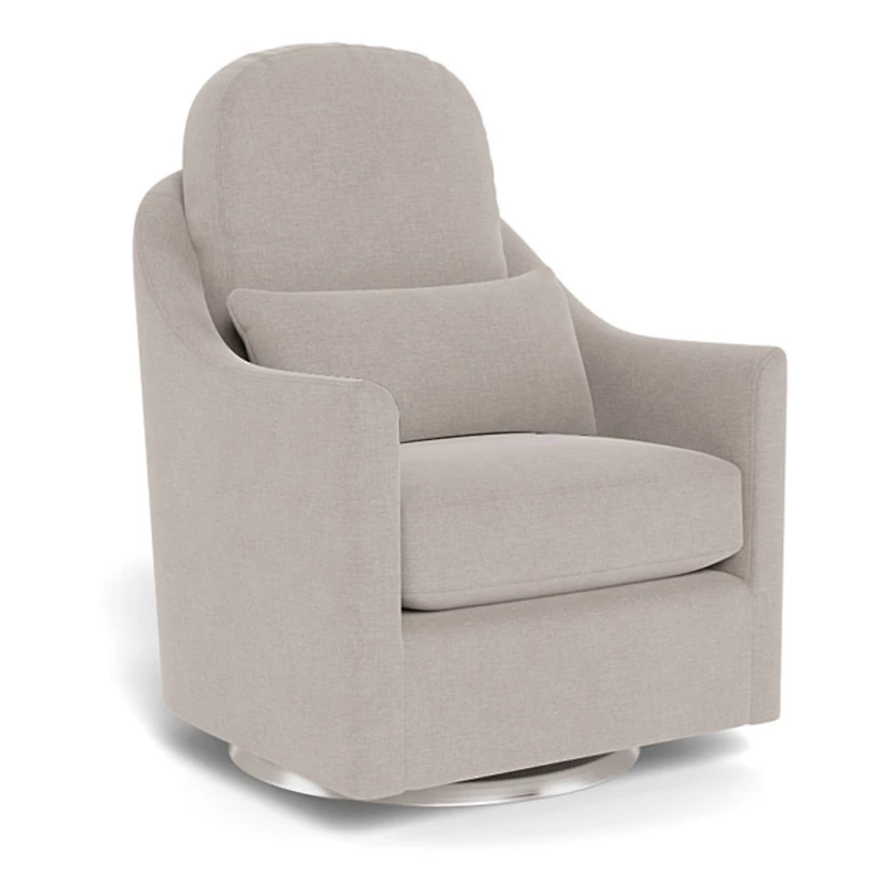 Nessa Rocking and Swivel Glider - Sand / Steel