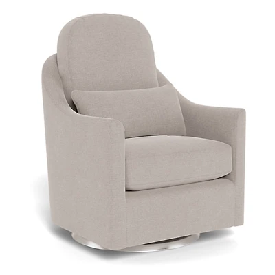 Fauteuil Berçant et Pivotant Nessa - Sand / Argent