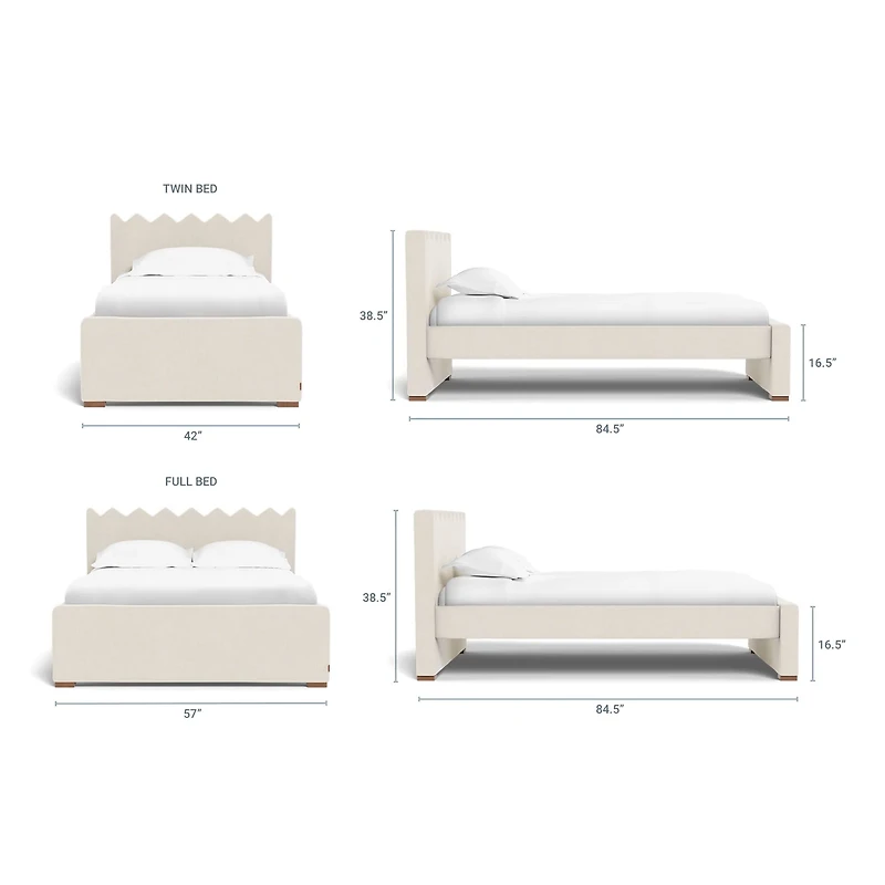 Ziggy Twin Bed - Dune 