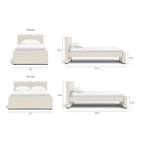 Ziggy Twin Bed - Sand 