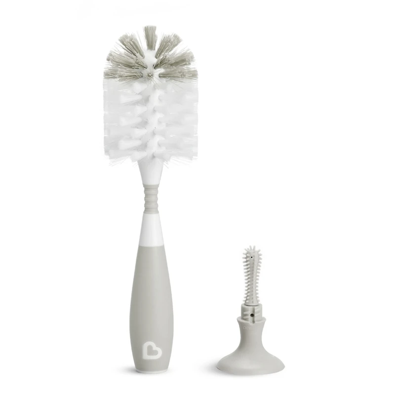 Brosse à Biberon 2 en 1 - Gris